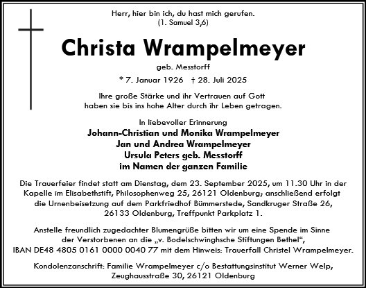 Christa Wrampelmeyer