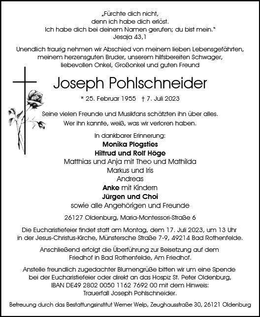 Joseph Pohlschneider