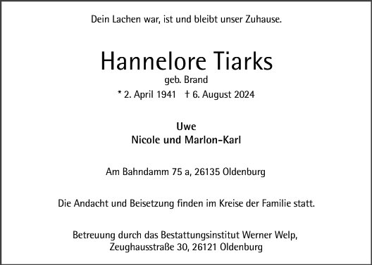 Hannelore Tiarks