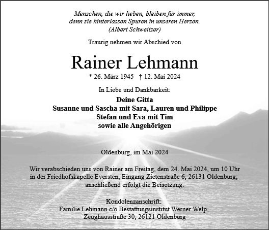 Rainer Lehmann