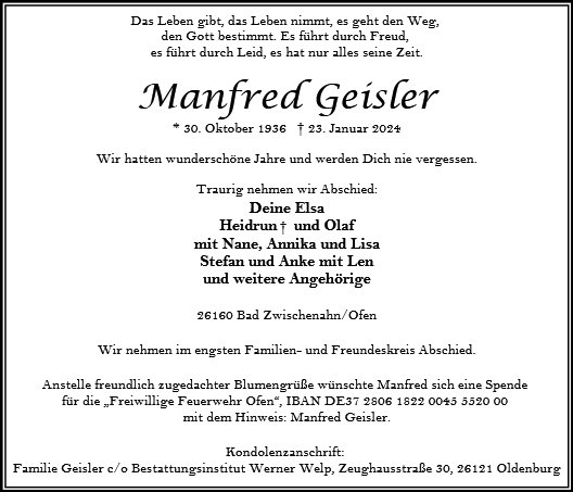 Manfred Geisler