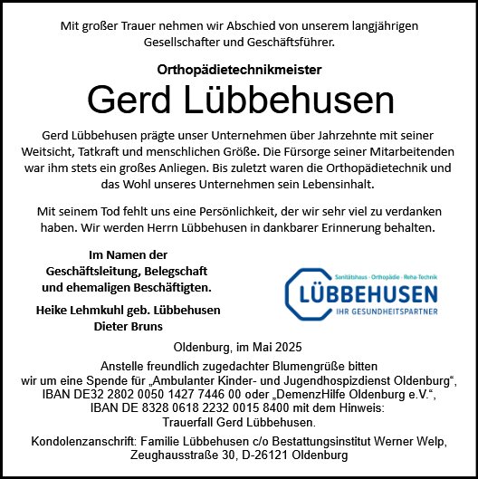 Gerd Lübbehusen