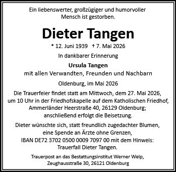 Dieter Tangen