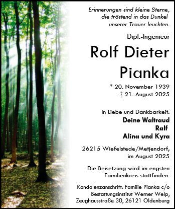 Rolf Dieter Pianka