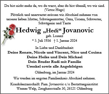 Hedwig Jovanovic