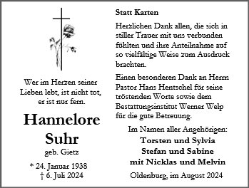 Hannelore Suhr