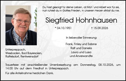 Siegfried Hohnhausen