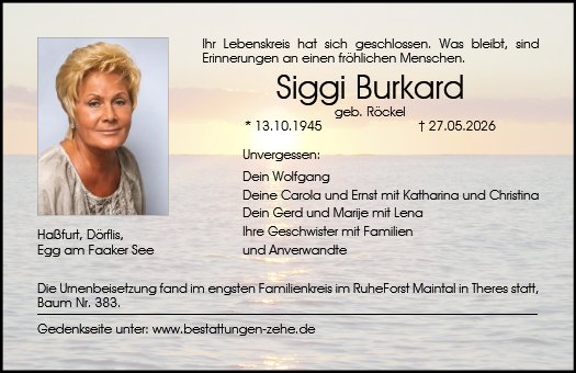 Sieglinde Burkard