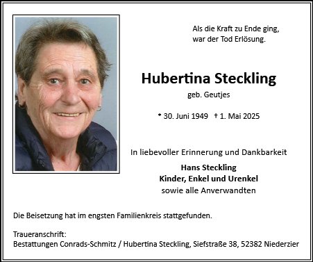 Hubertina Steckling