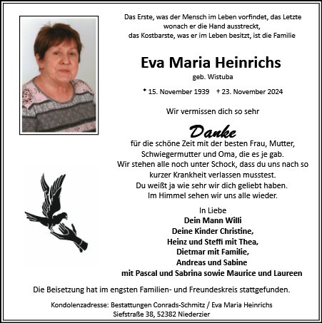 Eva Maria Heinrichs 