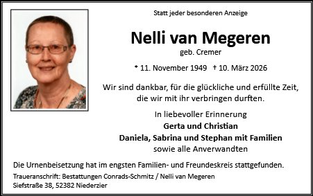 Nelli van Megeren