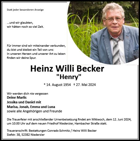 Heinz Willi Becker