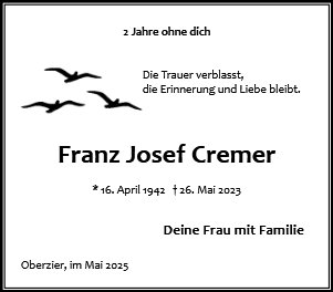 Franz  Josef Cremer