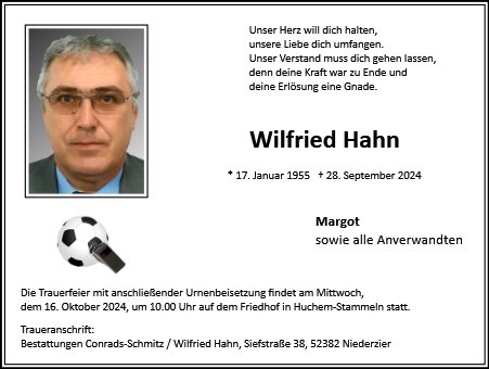 Wilfried Hahn