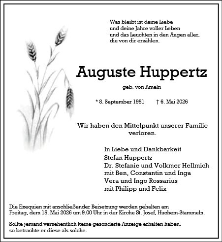 Auguste Huppertz
