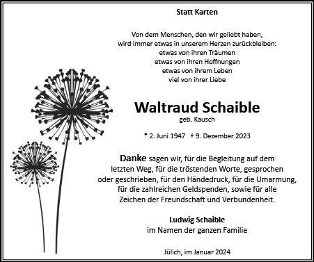 Waltraud Schaible