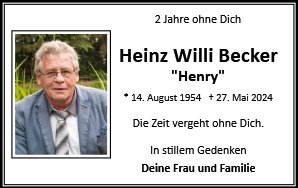 Heinz Willi Becker