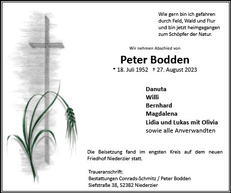 Peter Bodden