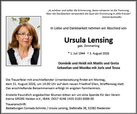 Ursula Lensing