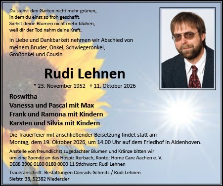 Rudi Lehnen