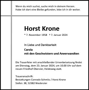 Horst Krone