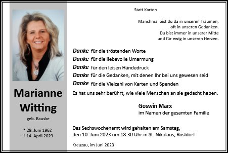 Marianne Witting
