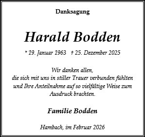 Harald Bodden