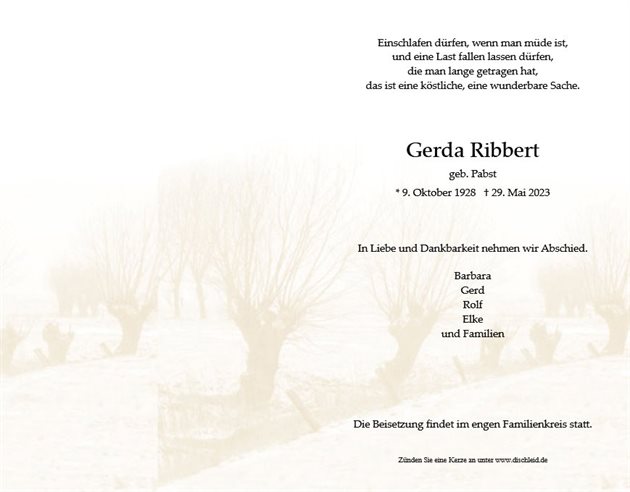 Gerda Ribbert