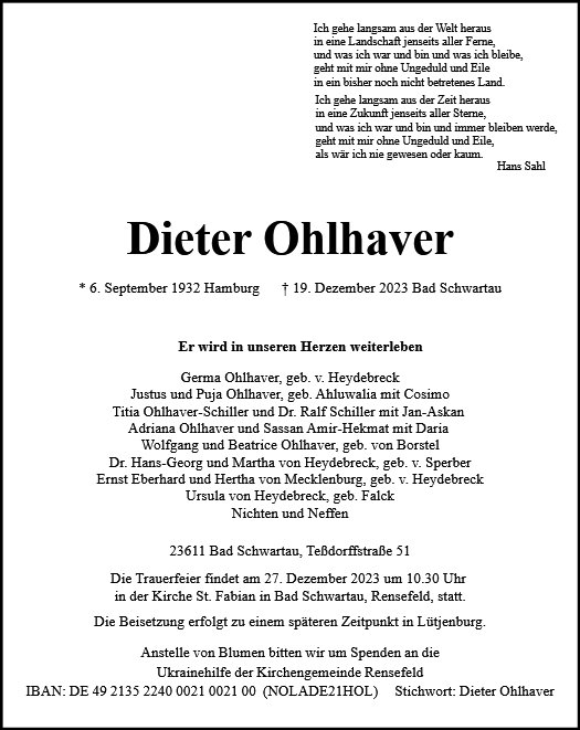 Dieter Ohlhaver