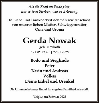 Gerda Nowak