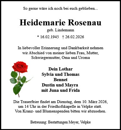 Heidemarie Rosenau