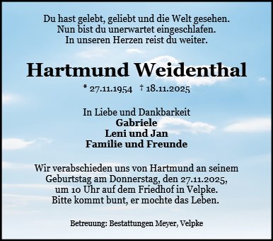 Hartmund Weidenthal
