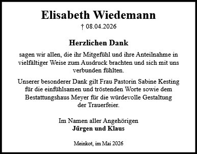 Elisabeth Wiedemann