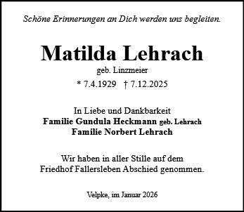 Matilda Lehrach