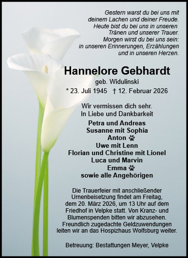 Hannelore Gebhardt