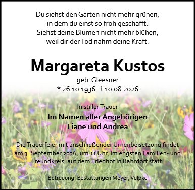 Margareta Kustos