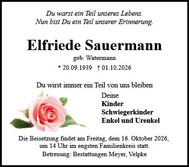 Elfriede Sauermann
