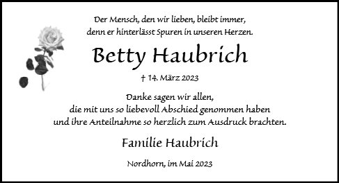 Betty Haubrich