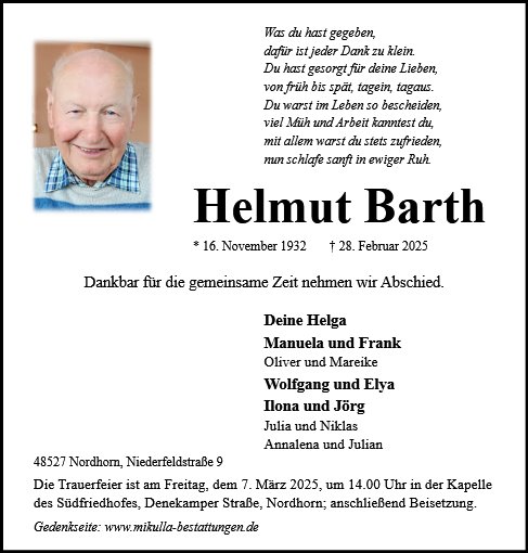 Helmut Barth