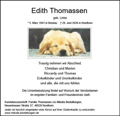 Edith Thomassen