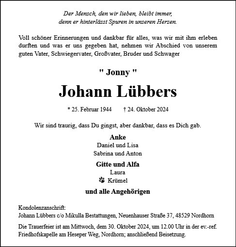 Johann Lübbers