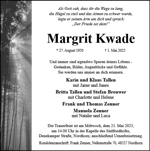 Margrit Kwade