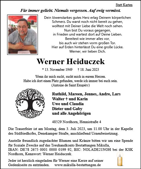 Werner Heiduczek