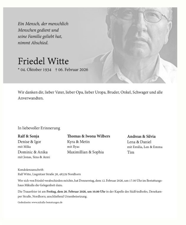 Friedel Witte
