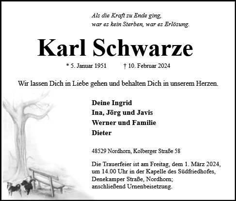 Karl Schwarze 