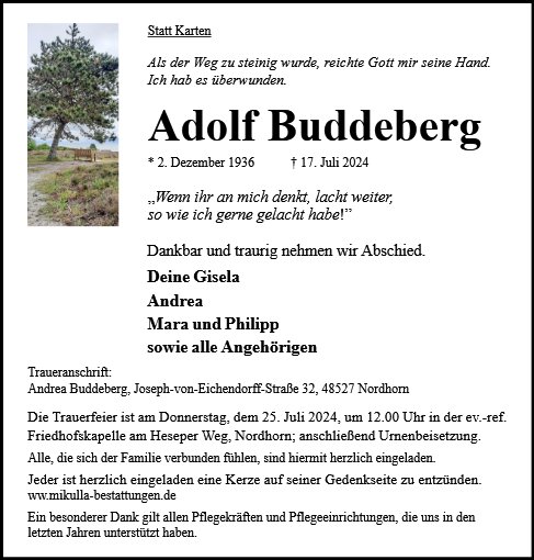 Adolf Buddeberg