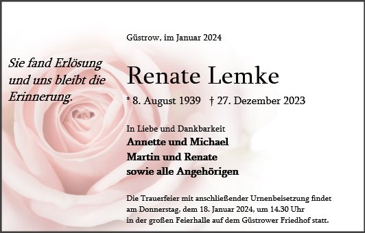 Renate Lemke