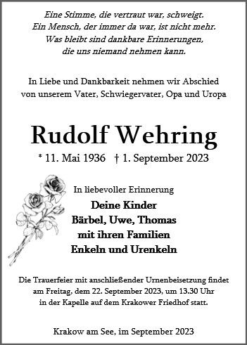 Rudolf Wehring