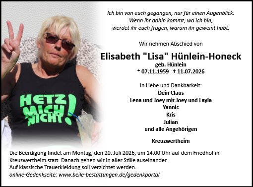 Elisabeth Hünlein-Honeck