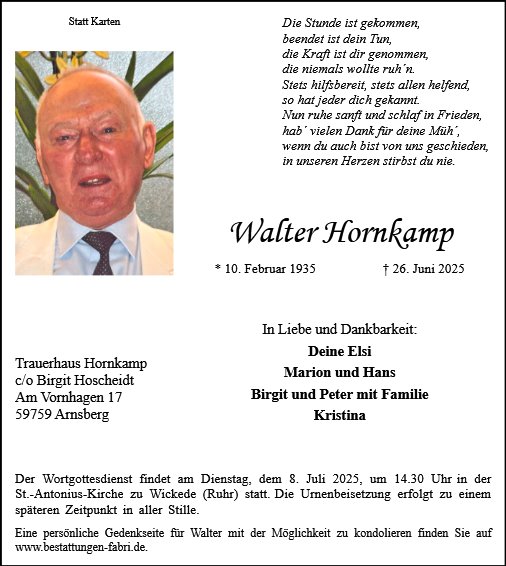 Walter Hornkamp